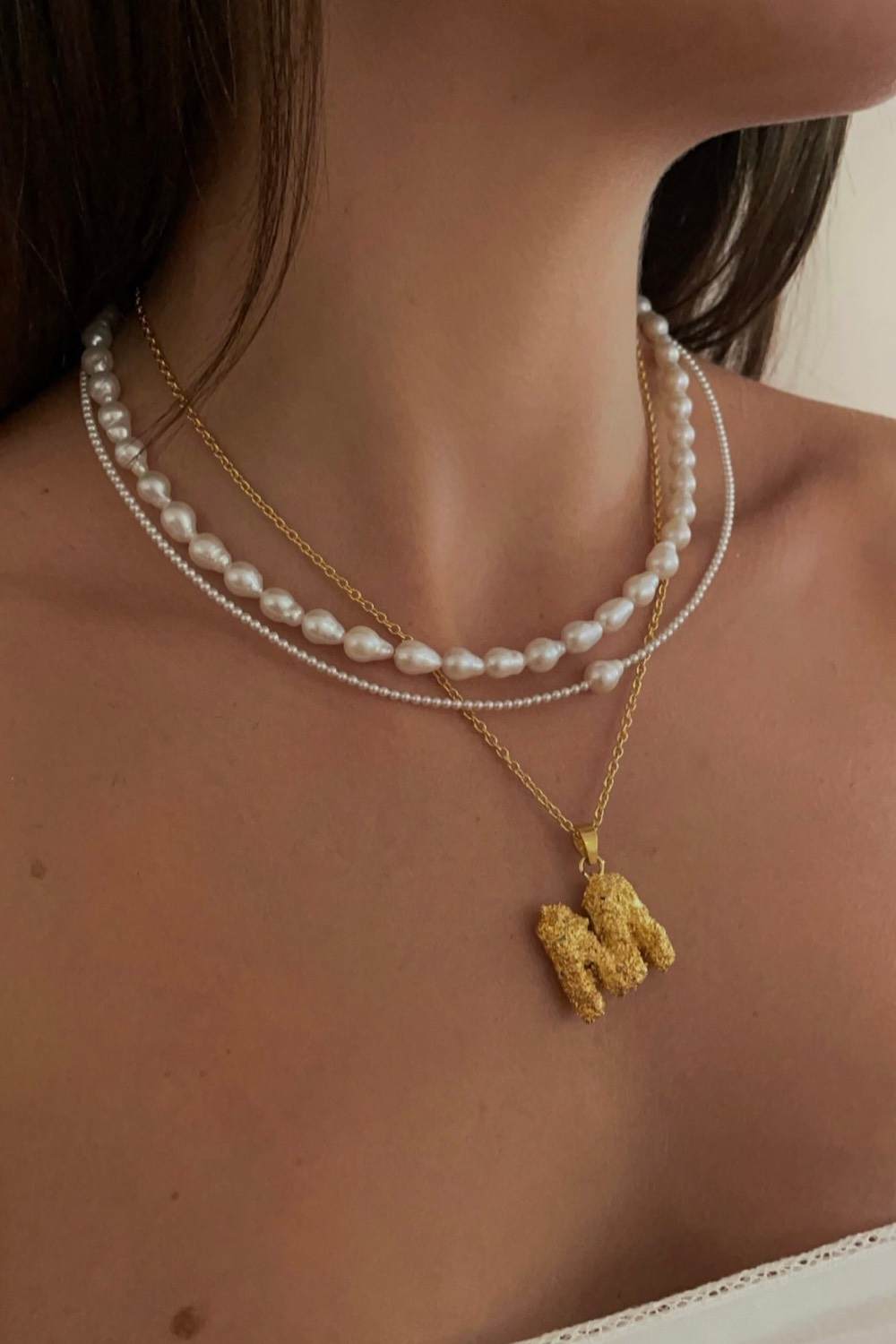 The Petit Baroque Pearl Necklace