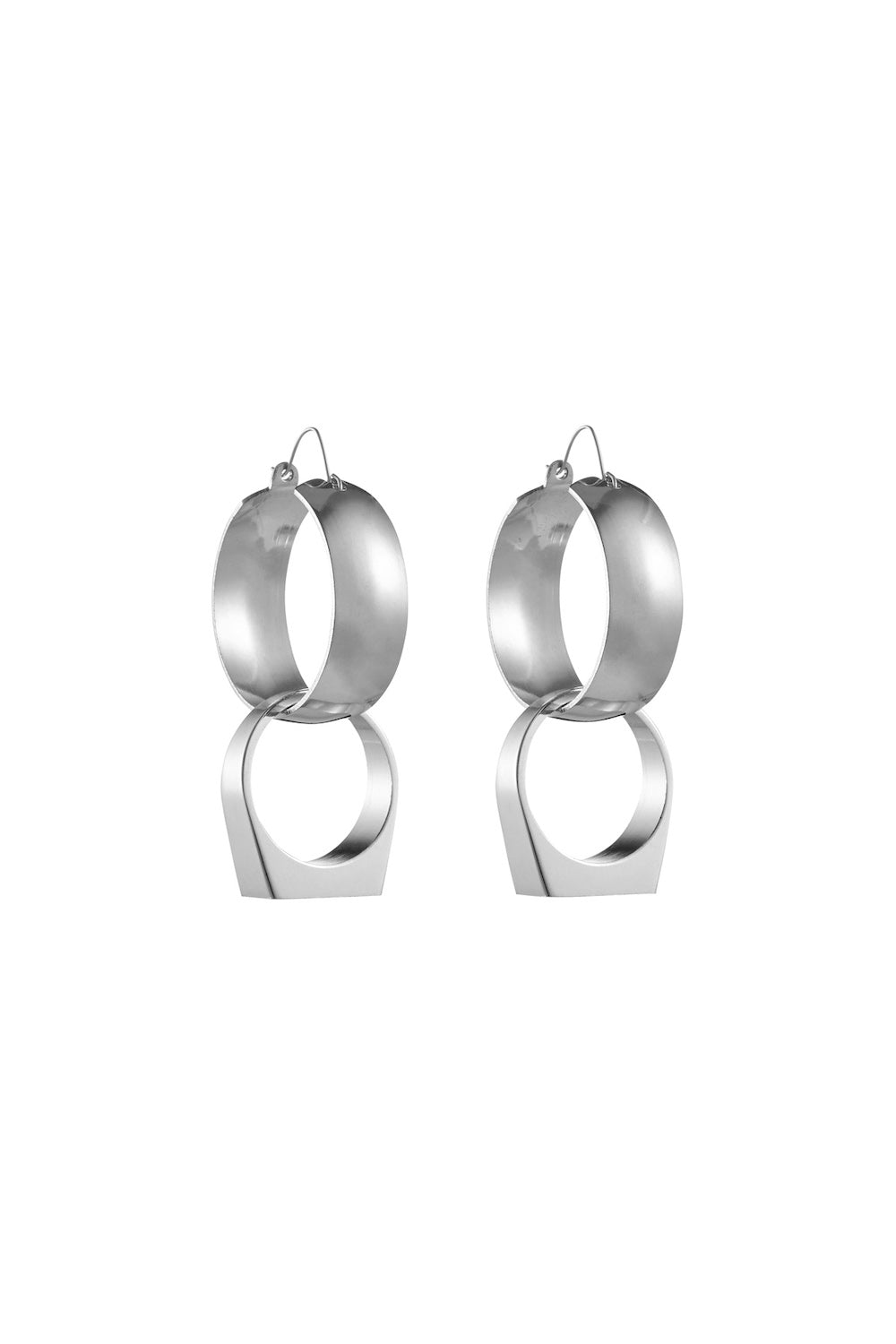 Espoir Hoop earrings - silver