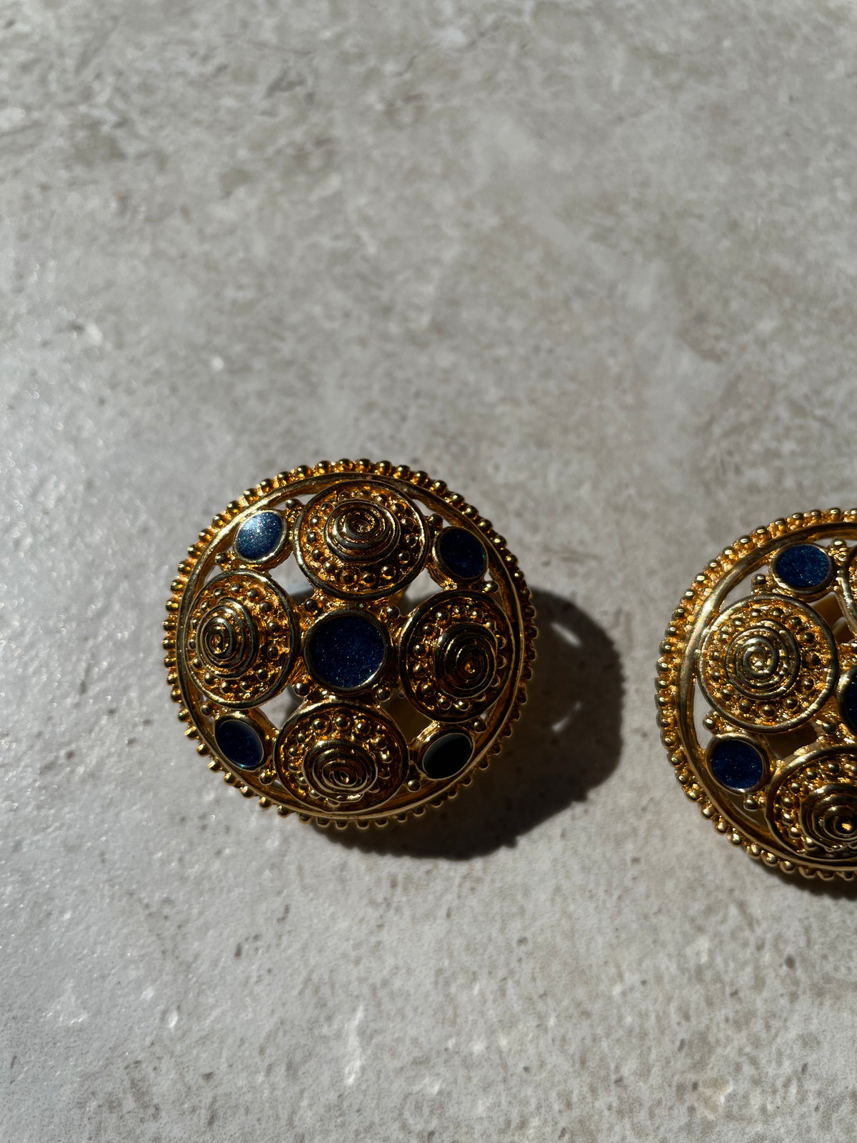 ANDALUSIAN NAVY EARRINGS