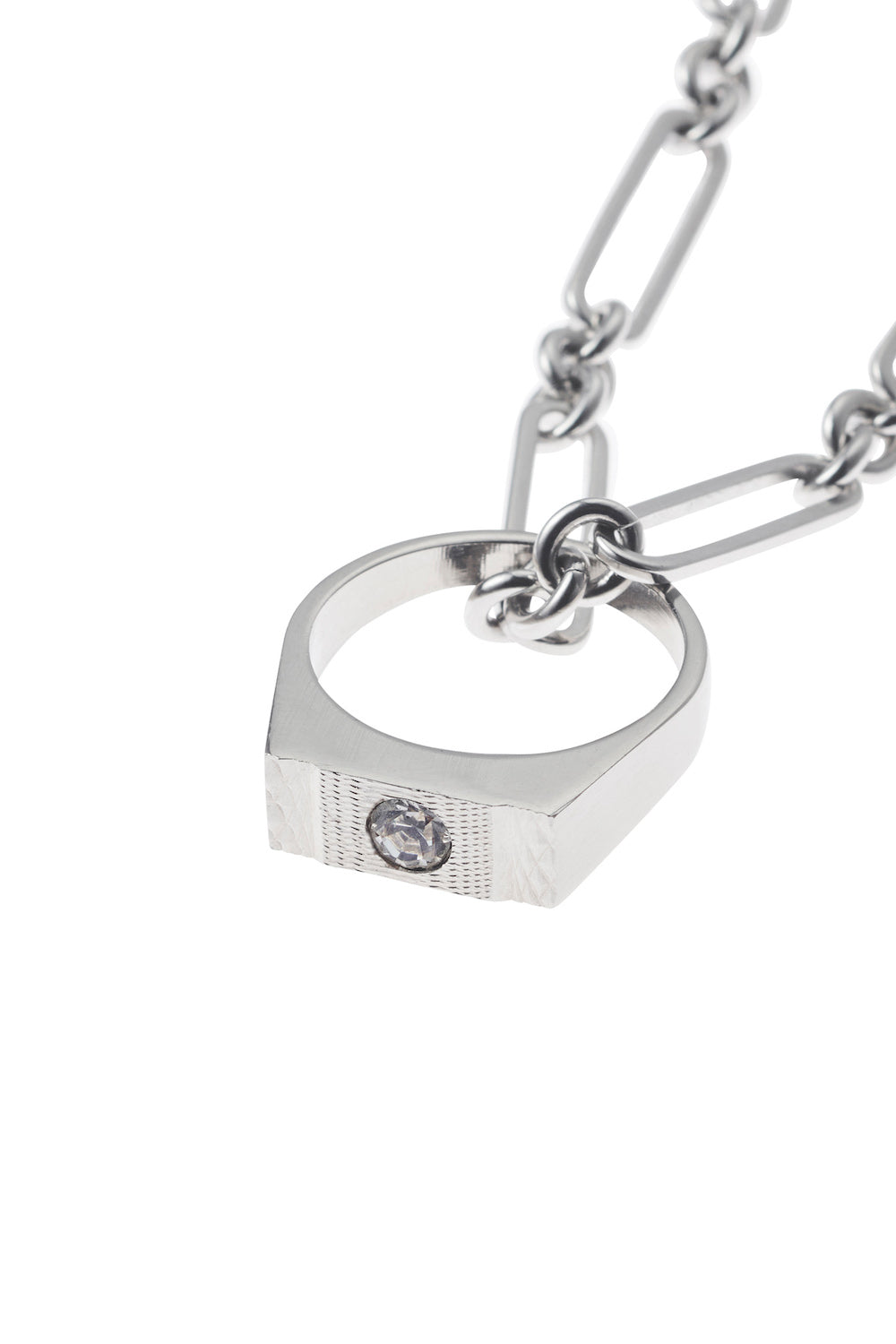 Espoir Chain Necklace - Silver
